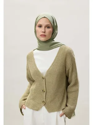 Fresh Scarfs İnce Pamuk Vual Şal Çağla Yeşili