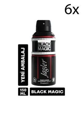 Jagler Black Magic Erkek Deodorant 150 ml 6 Adet