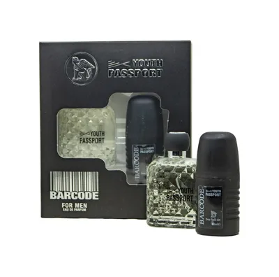 YOUTH PASSPORT Barcode Edp 100 ml + Deodorant Roll-on 60 ml Erkek Parfüm Seti