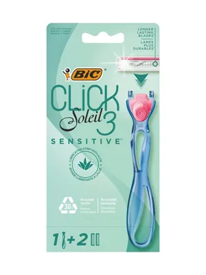 Diğer Bic Soleil Click Kadın Tıraş Bıçağı Makine + 2 Kartuş - 5 Adet Tarı