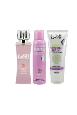 YOUTH PASSPORT Secret For Women Gift Set Edp 75 Ml + Deodorant 150 Ml + Shower Gel 200 Ml