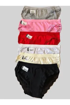 Tutku Kadın Dantelli Toparlayıcı Külot 6'lı Set
