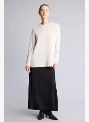 DeFacto Beli Lastikli A Kesim Maxi Etek I2166AX26AU