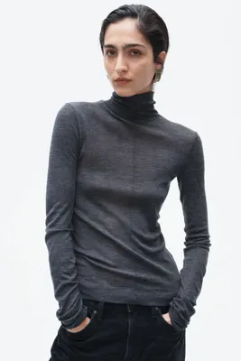 H&M Merinos Yünlü Balıkçı Yaka Üst