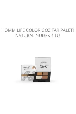 hommbitkisel Homm Life Color Dörtlü Göz Far Paleti Natüral Nudes