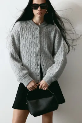 H&M Saç Örgülü Pilot Ceketi