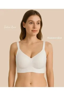 İntive Lingerie Intive PureForm Balensiz Dikişsiz Kopçasız Dokulu Seamless Bralet Sütyen (5 Renk)