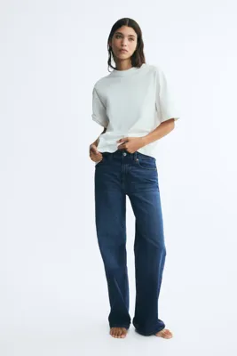 H&M Wide High Waist Jeans