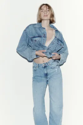 H&M Wide High Waist Jeans
