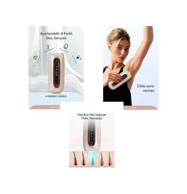 Go İthalat IPL 3İN1 BUZ LAZER EPİLATÖR - EPİLASYON CİHAZI 999.9999 ATIM 9 KADEME - LCD EKRAN TÜM VÜCUT UYGUN SE