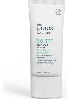 Alyron Store Purest Solutions, Yağlı ve Karma Ciltler Için Matlaştırıcı Güneş Koruyucu Krem Spf 50, 50 ml