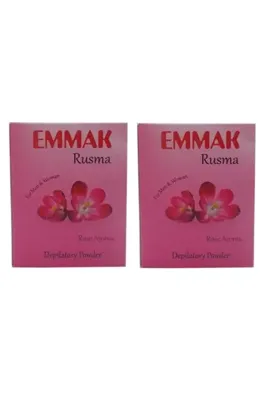 Emmak Tüy Dökücü Toz Gül Aromalı 80gr X2