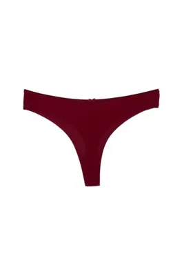 HNX Bordo Micro Kumaş Hayalet Iz Yapmaz Tanga Kadın Külot