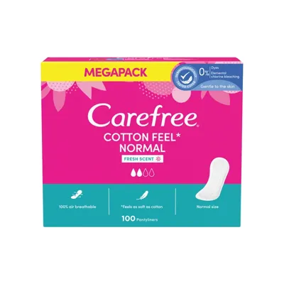 Carefree Carefree Cotton Feel Normal Parfümlü Günlük Ped 100 adet