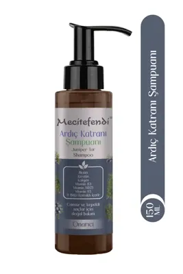 Mecitefendi Ardıç Katranı Şampuanı 150 ml (Biotin, Keratin ve Kolajen İçerikli)