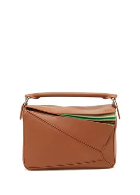 Loewe Smal Puzzle Kahverengi Kadın Deri Çanta