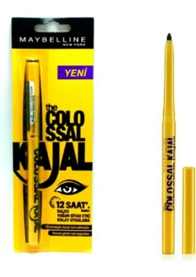 The Colossal Kajal Asansörlü Göz Kalemi Black Siyah Delist
