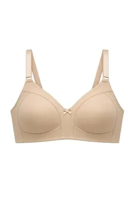 Cottonhill Bra - Fiora | Ten Büyük Beden Balensiz Pamuklu Ayarlanabilir Askılı Kadın Sütyen