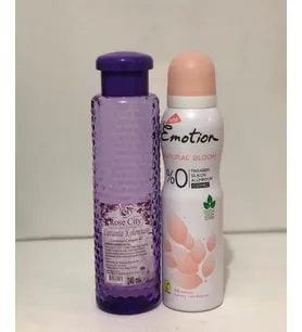 rosecity Rose City Lavanta Kolonyası 240 ml Alana Emotion Natural Bloom Deodorant 150 ml Hediye
