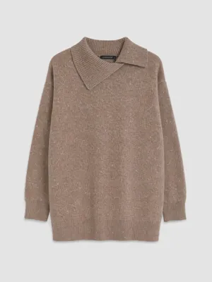 LCW Modest Asimetrik Dik Yaka Kadın Triko Tunik
