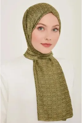 Armine Trend Dama Şal 2 -1136 Haki