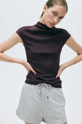 H&M Dik Yakalı Jarse Üst