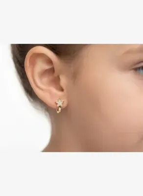 Safir Mücevher Nino Yıldız Çocuk Altın Küpe