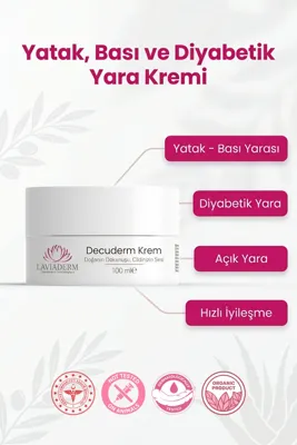 Laviaderm Labaratoires & Dermatologiques Decuderm Yatak Yarası, Bası ve Açık Yara Kremi