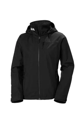 Helly Hansen W Crew Hooded Midl 2.0 Black Polarlı Kapüşonlu Kadın Spor Ceket