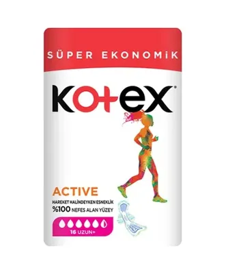 Kotex 5 Adet Kotex Ultra Active Süper Ekonomik Uzun
