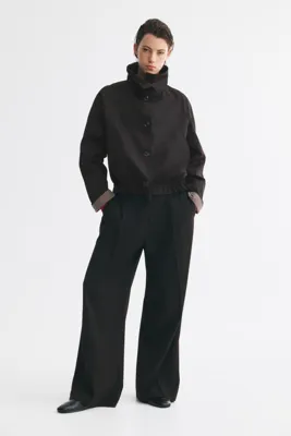 H&M Boru Yakalı Gabardin Ceket