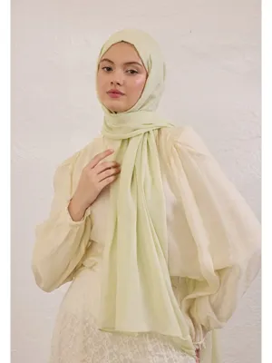 Fresh Scarfs Soft Viskon Şal Uçuk Yeşil