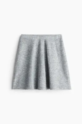 H&M Lastik Örgülü Mini Çan Etek