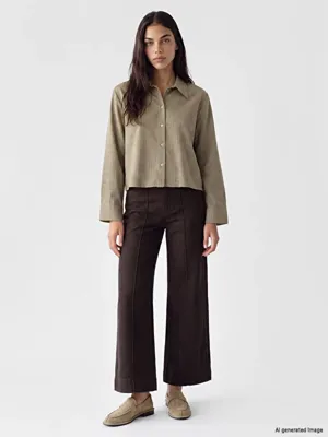 LCW Modest Wideleg Kadın Jean Pantolon