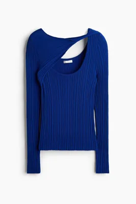 H&M Lastik Örgülü ve Oyuklu Üst