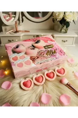 Hereveoyuncak 4'lü Kalp Allıkk Blush Seeti (rU)