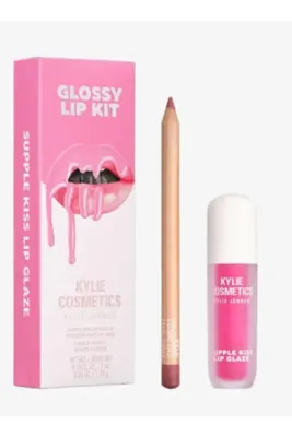 KYLİE Glossy Lıp Kıt Glaze 3 ml & Precısıon Pout Lip Liner 1.14 g Candy Pınk