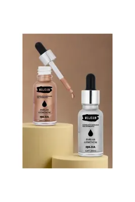 TTT 2'li Damlalık Şişeli Likit Aydınlatıcı Highlighter Seti