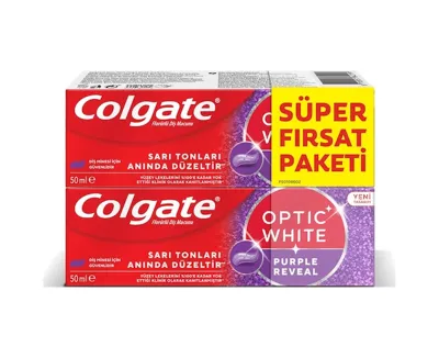 COLGATE 5 Adet Colgate Optic White Purple Diş Macunu 2 50 Ml