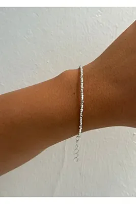 KİLİGİSTANBUL İNCE ZARİF DORİKA BİLEKLİK 17 cm
