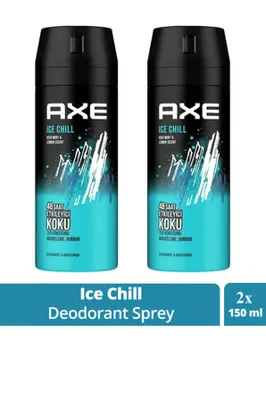 OEM 2 Adet Axe Ice Chill Erkek Deodorant Sprey 150 ml