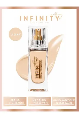 Melberry Infinity Fondöten Light Büyük Boy 40 ml Foundation