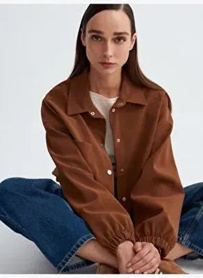 Dilvin 60781 Süet Bomber Ceket