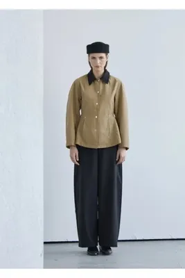 MODA AKSA 7755 KONTRAST VATKALI CEKET HARDAL