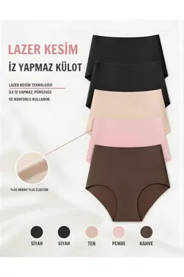 ROSEPERİ KADİN KÜLOT YÜKSEK BEL YUMUŞAK ESNEK VE RAHAT