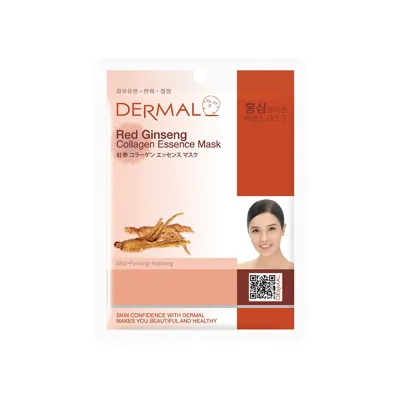 Dermal Kolajen Kağıt Maske Kırmızı Ginseng Özlü