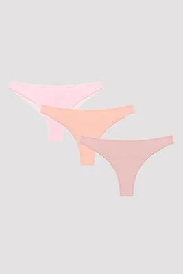 Penti Coral Vibes Lacy Dantel Back 3lü Brazilian Külot