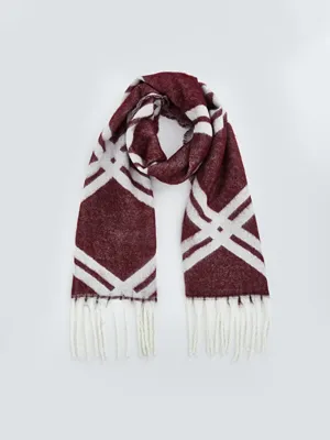 LCW ACCESSORIES Geometrik Desenli Kadın Atkı