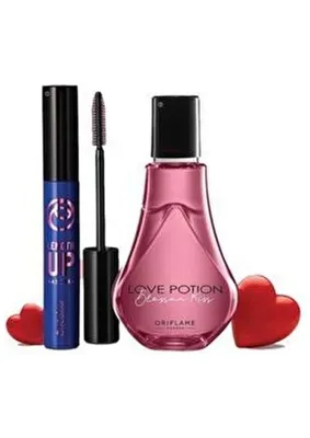 Oriflame Love Potion Blossom 75 ml Vücut Spreyi ve Maskara Set 8680022105222