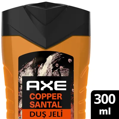 AXE Premium Collection Duş Jeli Copper Santal 3in1 Vücut Saç Yüz 300 ml
